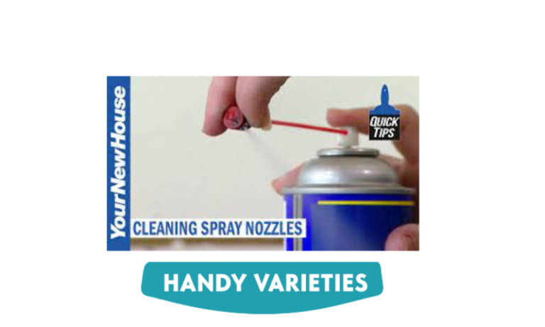 how to clean spray paint tips