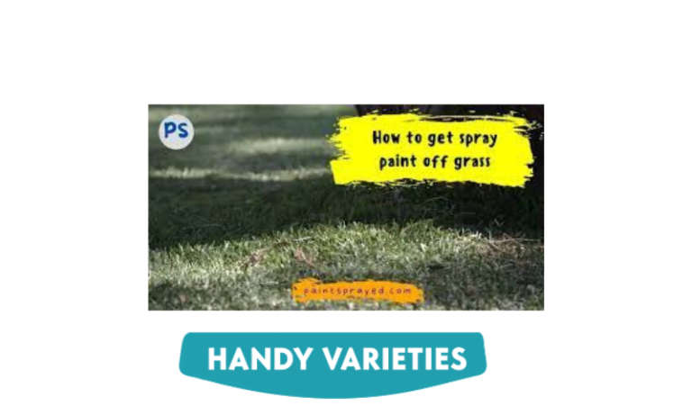 how to get spray paint off grass
